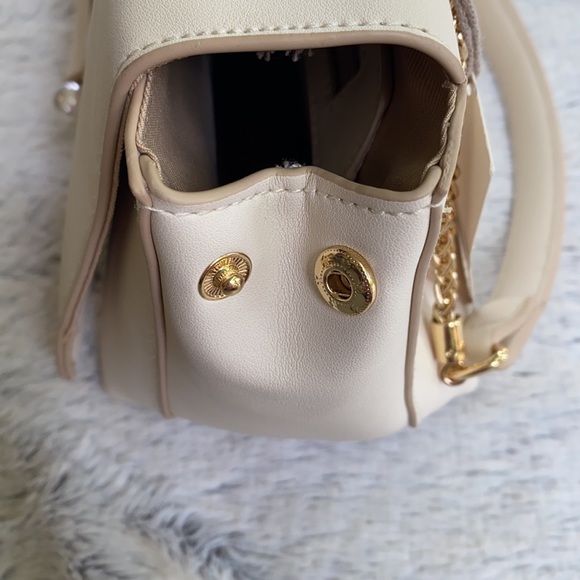 A New Day Faux Leather Pearl Shoulder Handbag - Picture 5 of 6